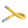 Corrugated gas stainless steel flexible plumbing pipe